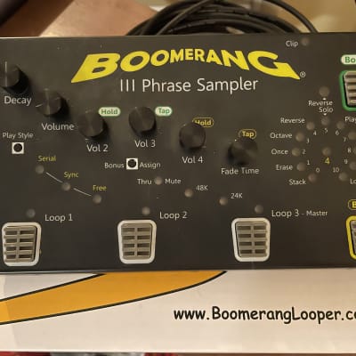 Reverb.com listing, price, conditions, and images for boomerang-iii-phrase-sampler