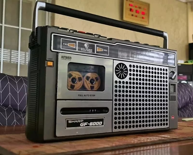 VINTAGE SHARP GF6000 BOOMBOX/MADE IN JAPAN/GHETTO BLASTER image 1