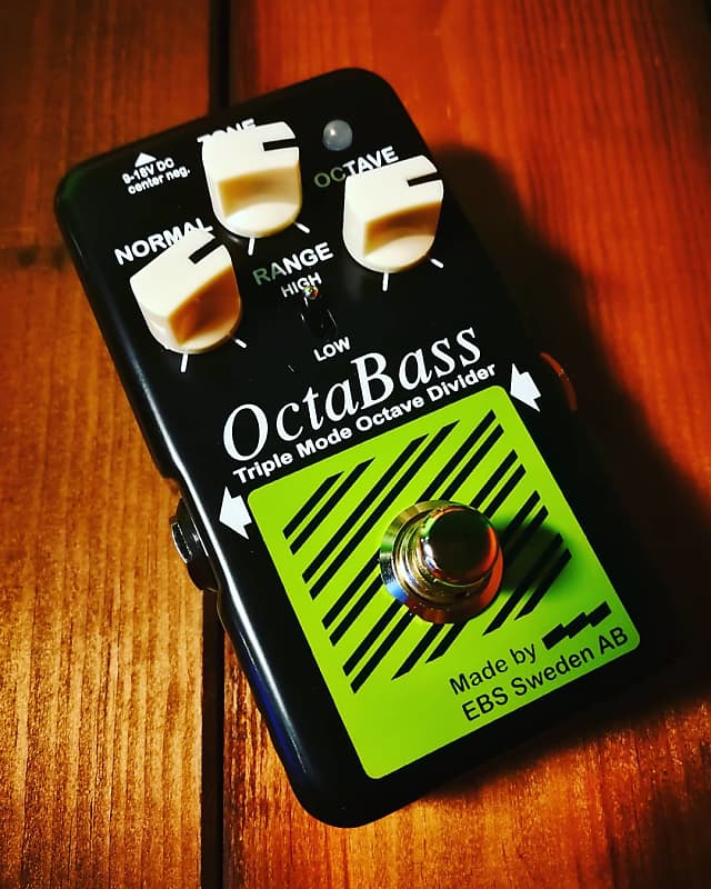 EBS Octabass Triple Mode Octave Divider Blue Label | Reverb