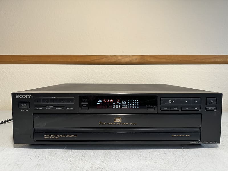 Sony CDP-C211 CD Changer 5 Compact Disc Player HiFi Stereo Home Audio Japan image 1