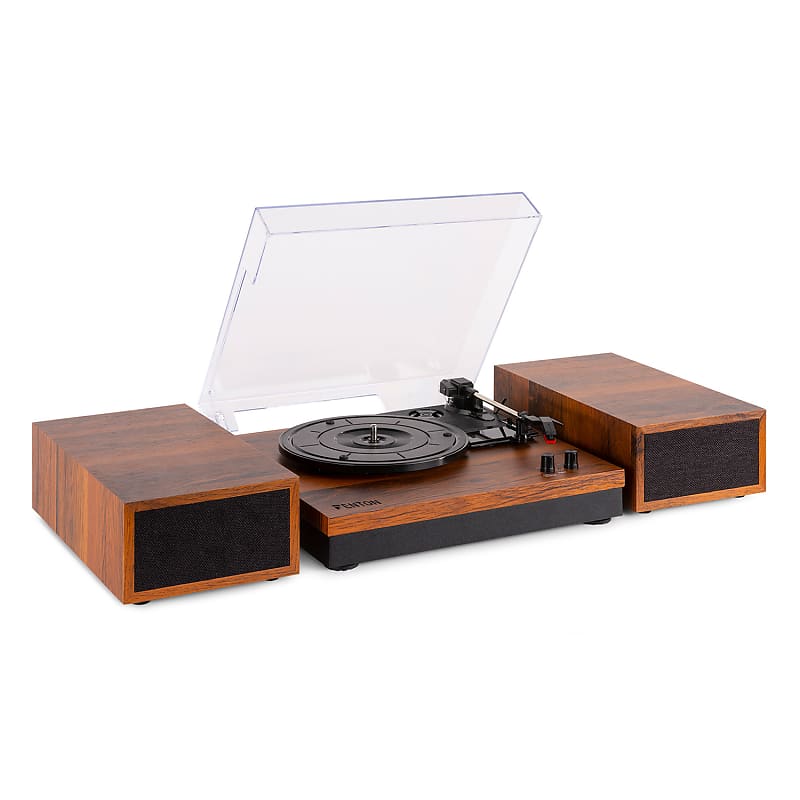 Fenton RP165 Record Player Set Wood | Reverb