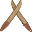Levy's Leathers MGHJ2-005 2" Jacquard Guitar Strap, Garment Backing