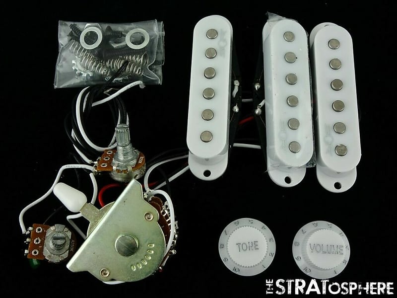 Fender Squier Contemporary Special Strat PICKUPS POTS KNOBS, Reverb