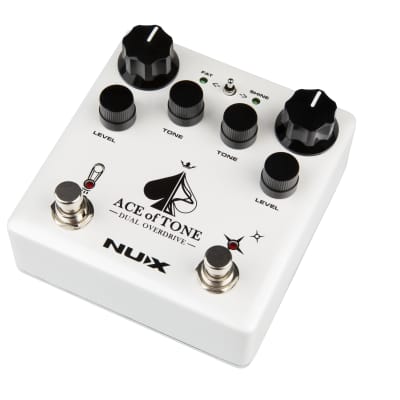New NUX NDO-5 Ace of Tone Dual Overdrive Guitar Effects Pedal image 2