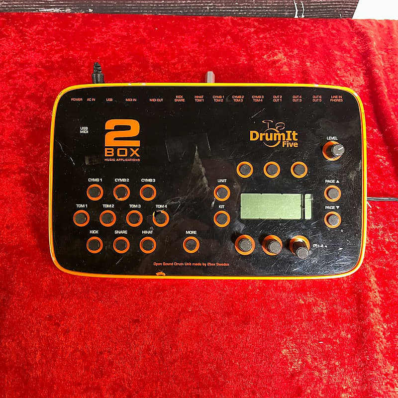 TwoBox Drumit Five module Electronic Drum Module Reverb