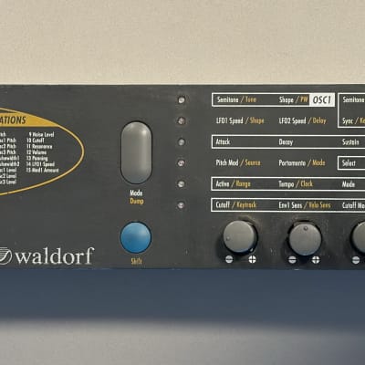 Waldorf Pulse Rackmount Synthesizer 1995 - Blue
