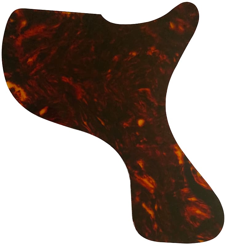For Gibson Les Paul Junior 1958 DC Guitar Pickguard No screw hole Scratch Plate,1 Ply Brown Tortoise image 1