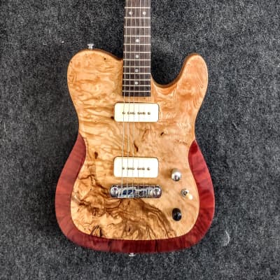 T-Style Elm Burl Custom Occhineri Guitars 2024 - Nitro lacquer finish image 2