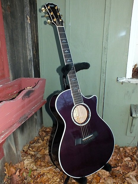 Purple taylor guitar new arrivals
