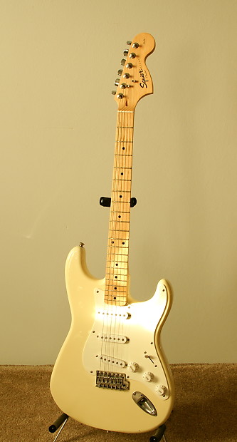 Fender Squier Affinity Stratocaster 1990s Cream | Reverb