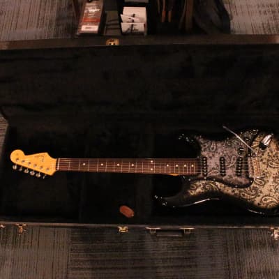 Fender Black Paisley Stratocaster MIJ Limited Edition with Hard Case image 13