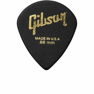 Gibson Modern Guitar Picks 6 Pack .88mm - Black