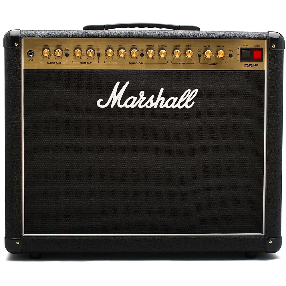 Marshall dsl40cr tube guitar shop combo with reverb