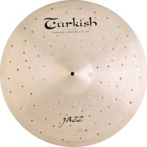 Turkish Cymbals 22" Jazz Series Jazz Ride Cymbal J-R22