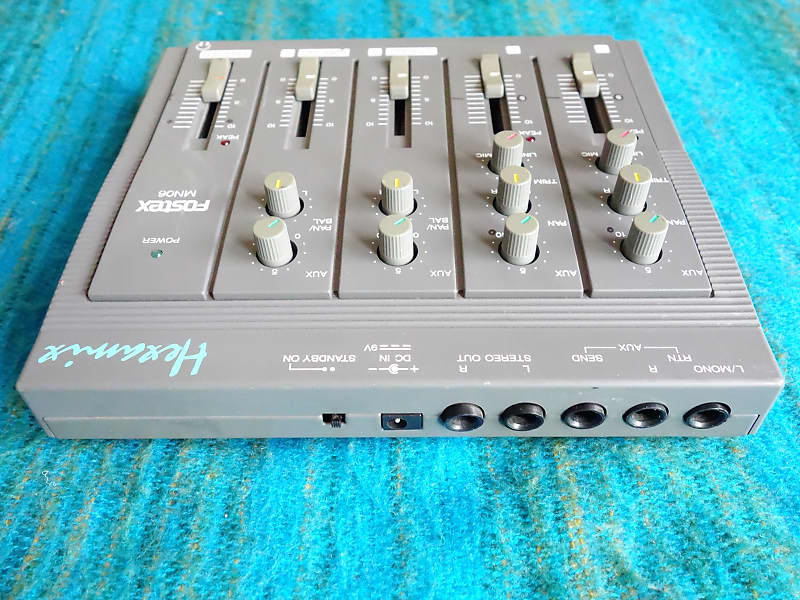 FOSTEX MN06 アナログミキサー　6ch Fostex MN06 Hexamix 6ch Stereo Mixer w/ AC Adapter - H089
