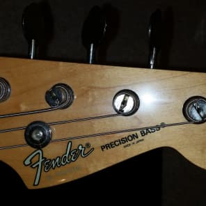 Fender MIJ P Bass 84-87 White  E Series Short Scale image 2