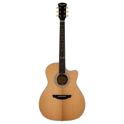 Orangewood Cleo Torrefied Solid Spruce Cutaway All Solid Acoustic-Electric Guitar w/ LR Baggs Anthem image 3