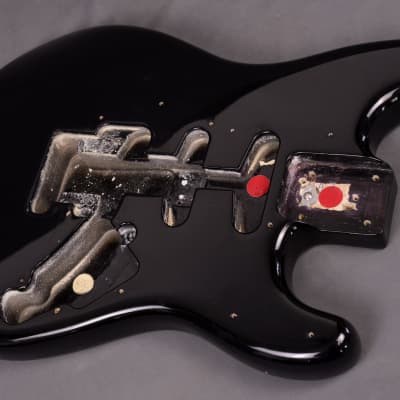 1981-1982-1983 Vintage Fender Stratocaster Dan Smith Era Black USA Body 1980s STRAT image 8