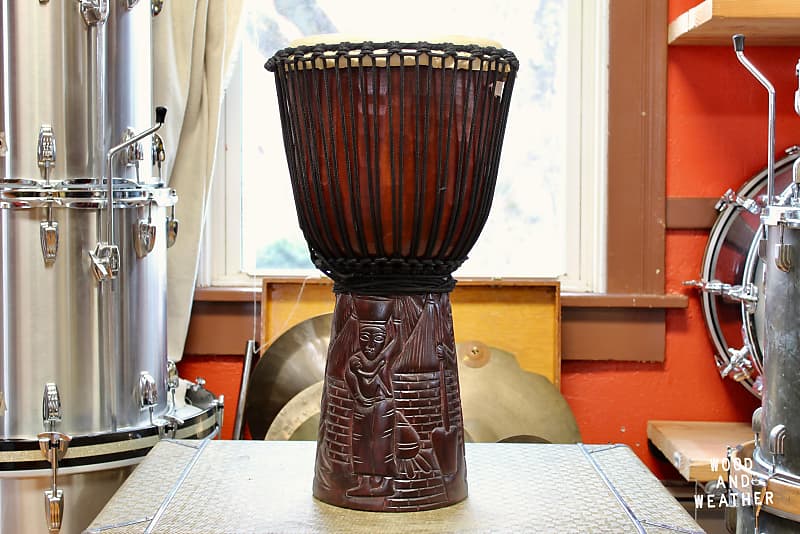  Meinl Percussion Djembe with Mahogany Wood - NOT Made