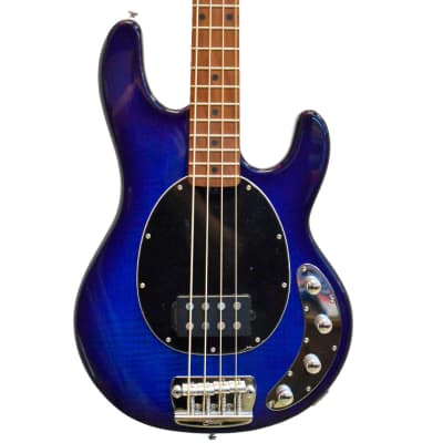 Sterling by Music Man RAY34FM-NBL Bass in Neptune Blue for sale