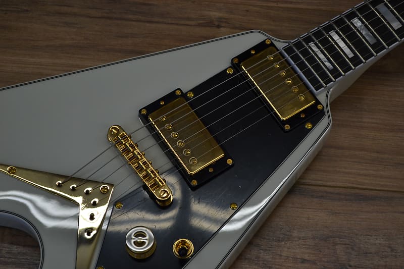 Dean Christian Martucci Model V Custom 2019 Vintage White