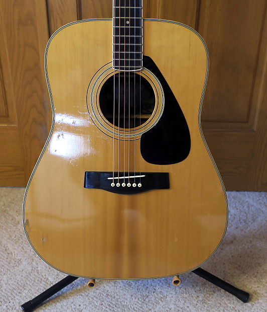 Yamaha FG-201 Nippon Gakki Red/Orange Label Acoustic Guitar, made