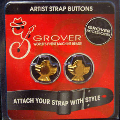 Grover GP620G Eagle Artist Strap Buttons (Set of 2) image 1