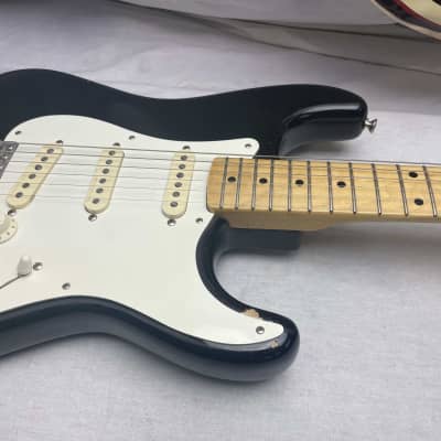 Fender American Vintage '56 Stratocaster Guitar 2016 - Black / Maple neck image 6