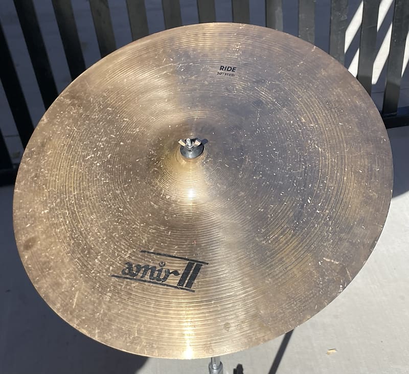 Set of 2 1980’s Zildjian Avedis Amir II 20” Ride + 16” Crash Cymbals Made  in USA