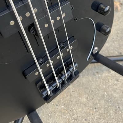 GAMMA Custom Bass Guitar JP24-01, 4-String Alpha Model, Triple Satin Black image 5