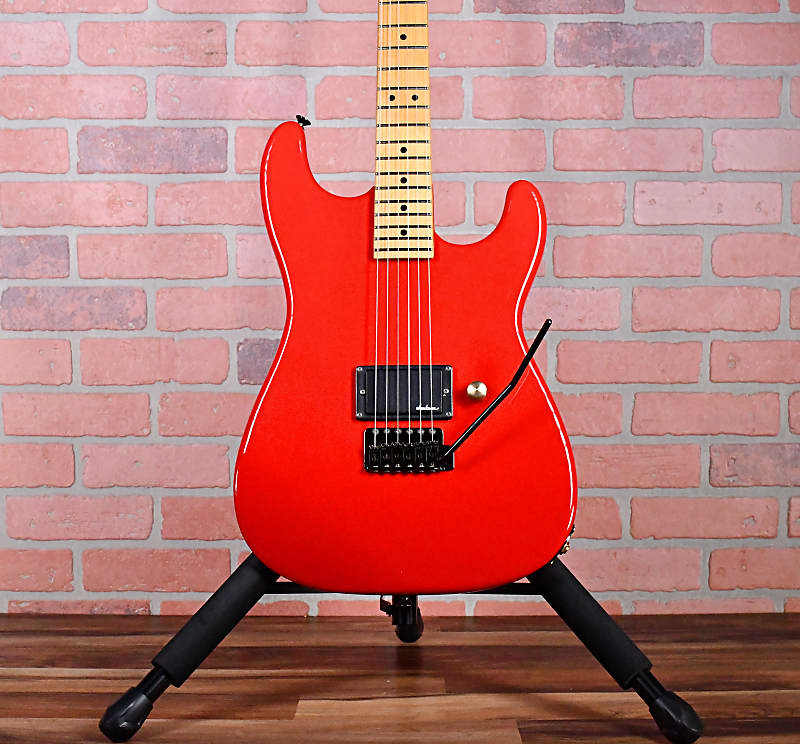 Charvel Model 1 Single Humbucker 1987 Red w/OHSC | Reverb