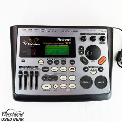 Roland TD-8 Drum Sound Module w/ Power Supply 1999 - 2005 - USED