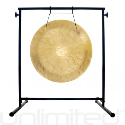 22" Wind Gong on the Fruity Buddha Gong Stand image 1