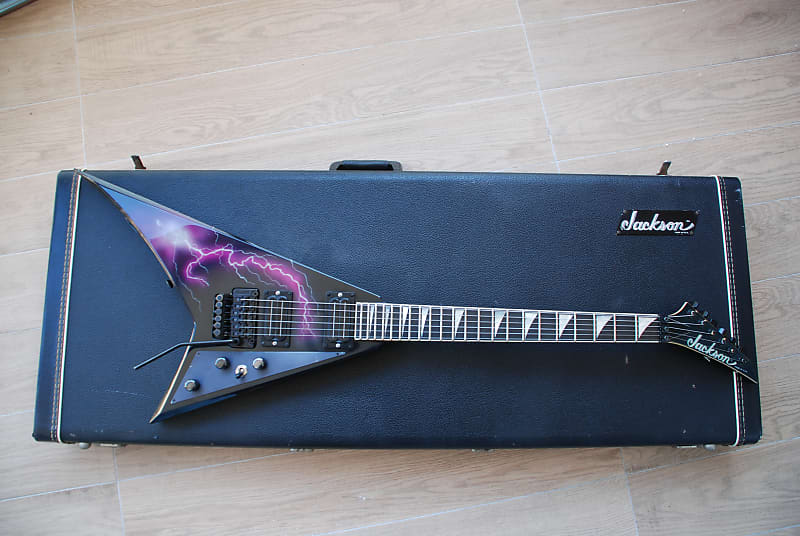 Jackson RR1 Randy Rhoads RaRe Pink Lightning Sky 1991 Bill