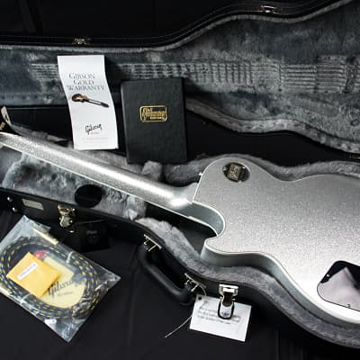 Gibson Custom Shop Les Paul Limited-Edition ( Silver Sparkle | Reverb