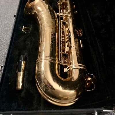 Jupiter Jupiter JTS 78ĺ9 -787 Tenor Saxophone Saxophone 2010-2020 - clear lacquer finish on its solid brass image 4