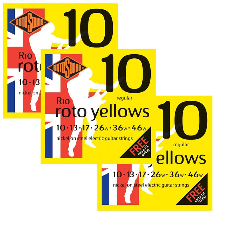 Rotosound Roto Yellows R10-7