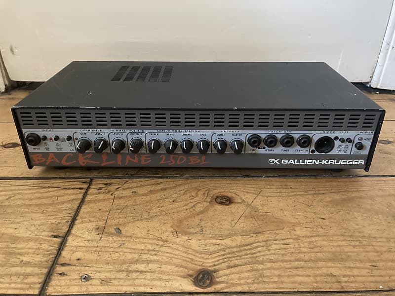 Gallien Krueger Backline 250 BL Solid State Bass Guitar | Reverb