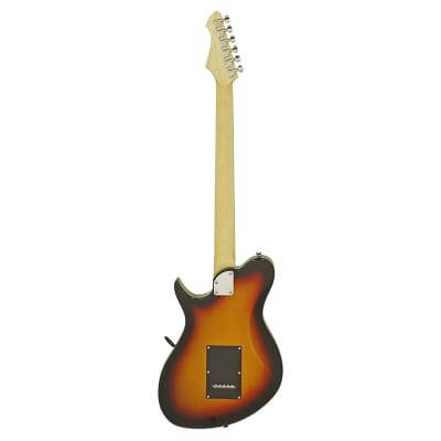 Aria Pro II J-B'Tone Jet Series Baritone Guitar - 3-Tone Sunburst - Open Box image 6