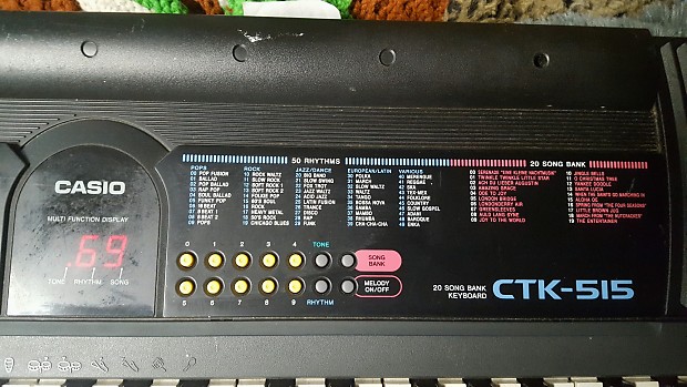 Casio ctk shop 515 keyboard