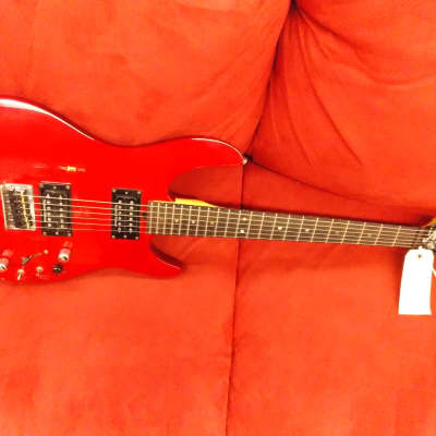Brian Moore iM Synth Guitar W/Midi Pickups & Gig Bag Trans Red image 2