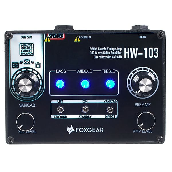 Foxgear HW103 Miniamp/Direct Box ("Hiwatt" British Clean Reverb