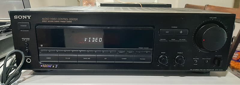 Sony sale FM Stereo/ FM-Am Receiver Model STR-D365 100W x2 Audio/Video Control Center