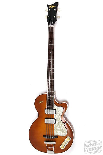 Hofner 500 2 Cavern Club Bass in LT Euroburst Hand Rubbed Reverb