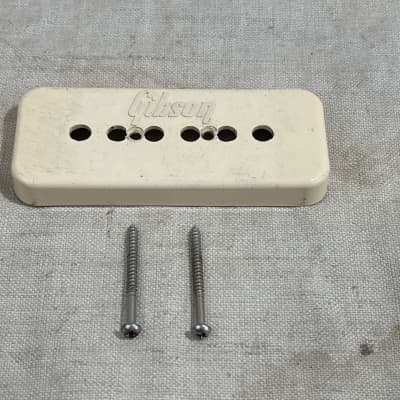 Vintage 1971-1972 Gibson Embossed Logo '58 (54) Les Paul Goldtop P-90 Pickup Cover #1 Rare image 1