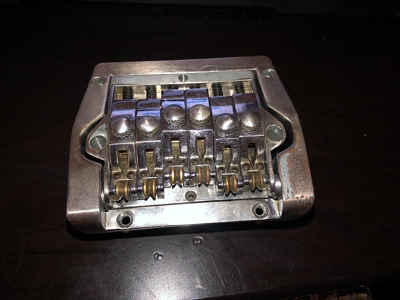 Accutune Chrome guitar tremolo bridge | Reverb