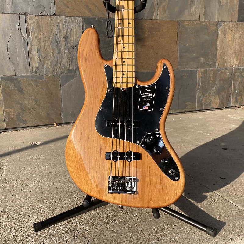 American Professional II Jazz Bass Roasted Pine w/ Maple | Reverb