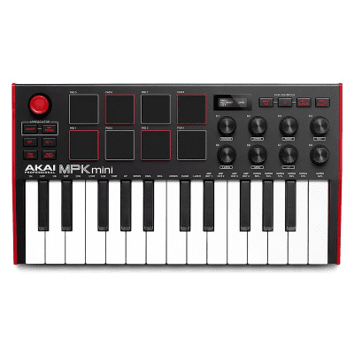 [中古]AKAI MPK mini 25鍵 MIDIコントローラー 中古]AKAI MPK mini 25鍵 MIDIコントローラー