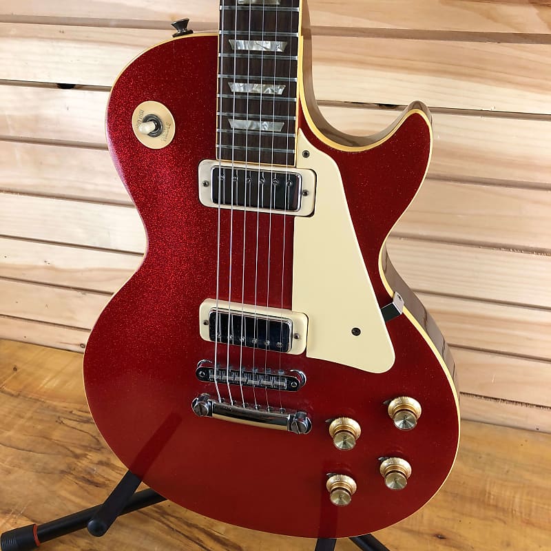 Gibson Les Paul Deluxe with Original Case - Rare Rocket Red