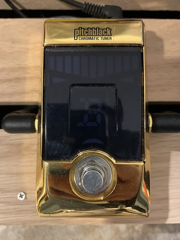 Korg Pitchblack Limited Edition Gold Chromatic Tuner Pedal image 1
